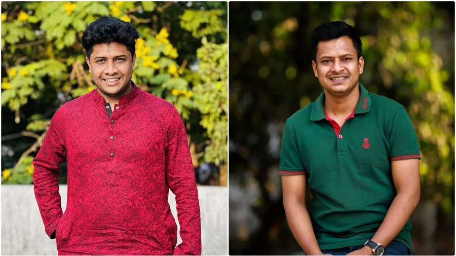 মাজহারুল কবির শয়ন ও তানভীর হাসান সৈকত। সংগৃহীত ছবি